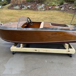 Electric KidCraft child boat