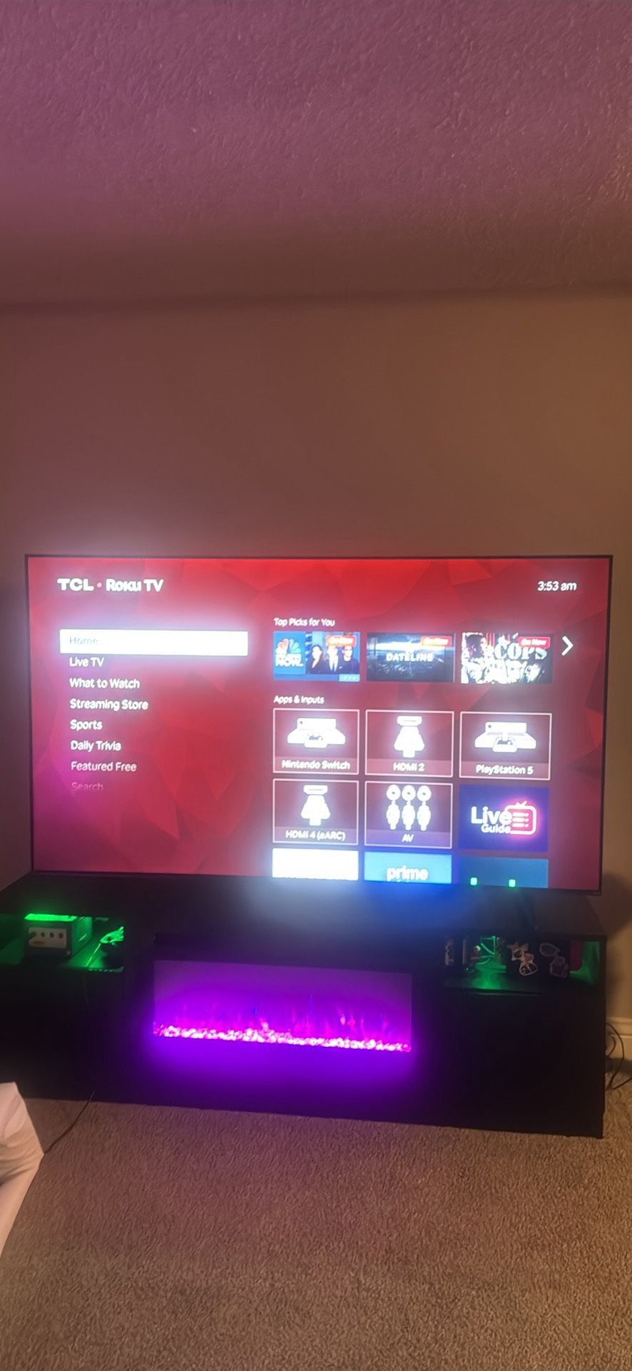 75inch TCL Roku Tv