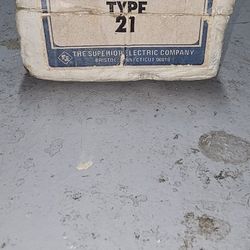 Powerstat Variable Transformer Type 21