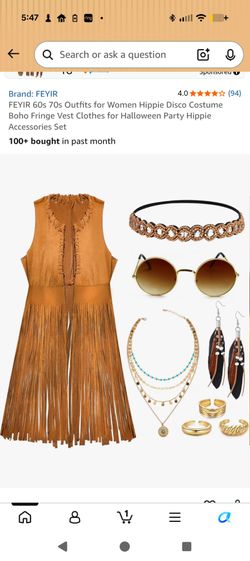 Women's Medium Hippie Costume