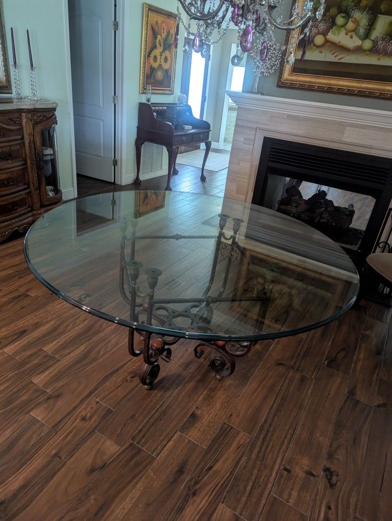 High End Thick Glass Table 