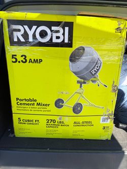 Ryobi concrete mixer