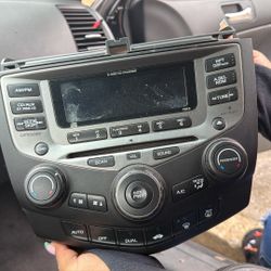 2007 Honda Accord Ex Stock Radio 