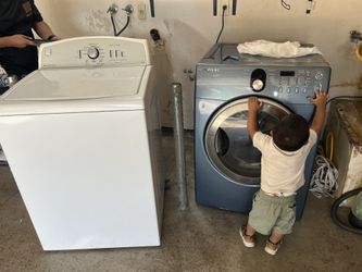 Broken washer and works good dryer