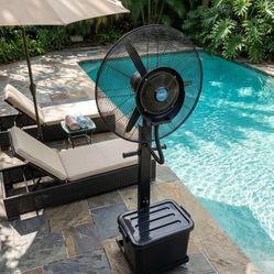 Mist Fan 5000 Cfm 3 Speed Oscillator