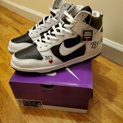Nike Supreme Dunk High SB By Any Means Black Size 11