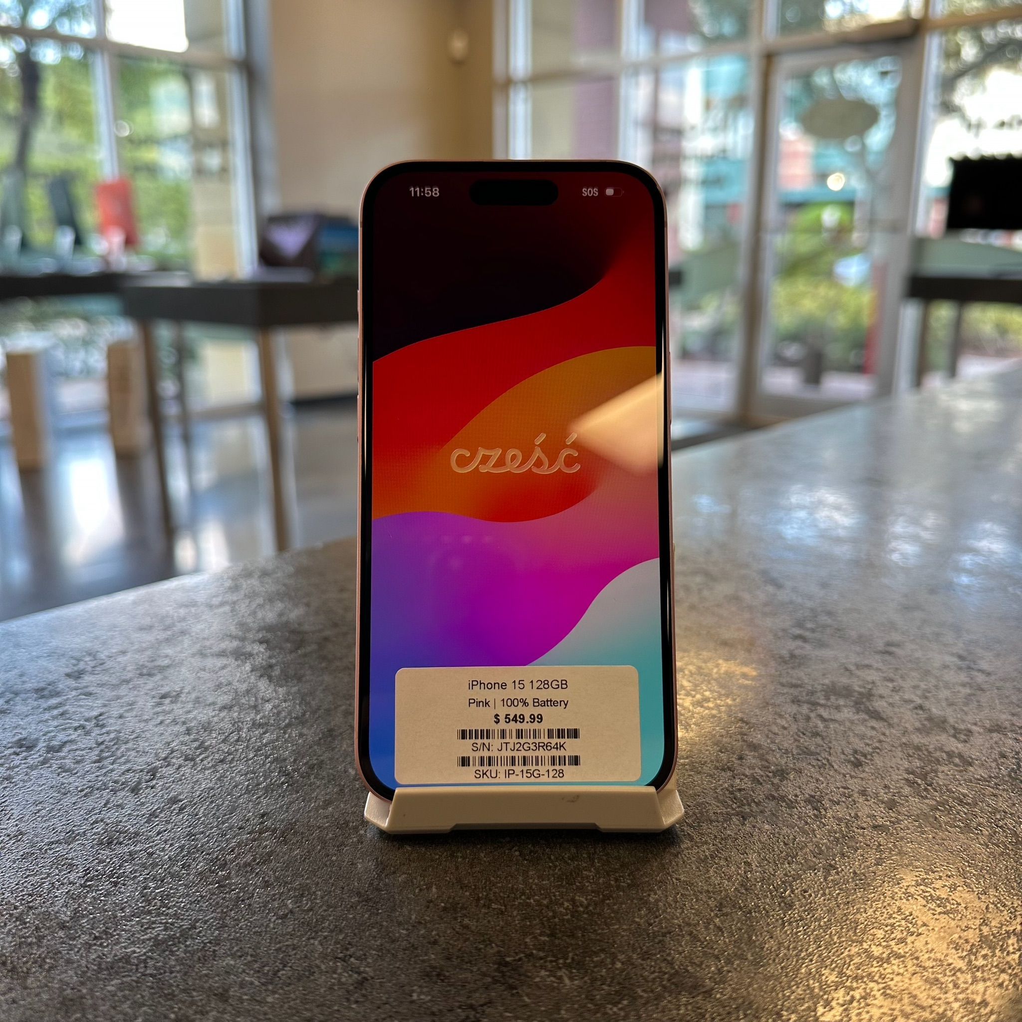 Unlocked iPhone 15 – 128GB | Pink |