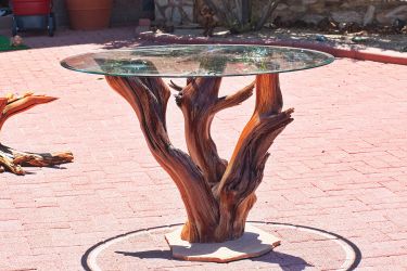Handcrafted Manzanita Table Base – One-of-a-Kind Rustic / Southwestern Furniture