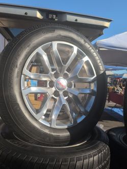 20 inch gmc wheels and tires tires are (contact info removed).michelin like 60 percent