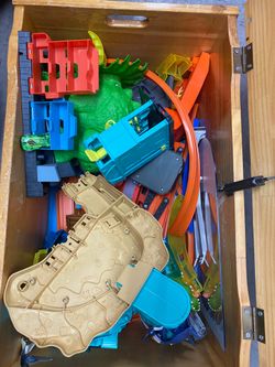 Hot Wheels Track Set Lot with Accessories