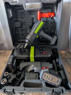 E-HEELP 5-Ton 21V Cordless Electric Hydraulic Car Jack & Impact Wrench Kit