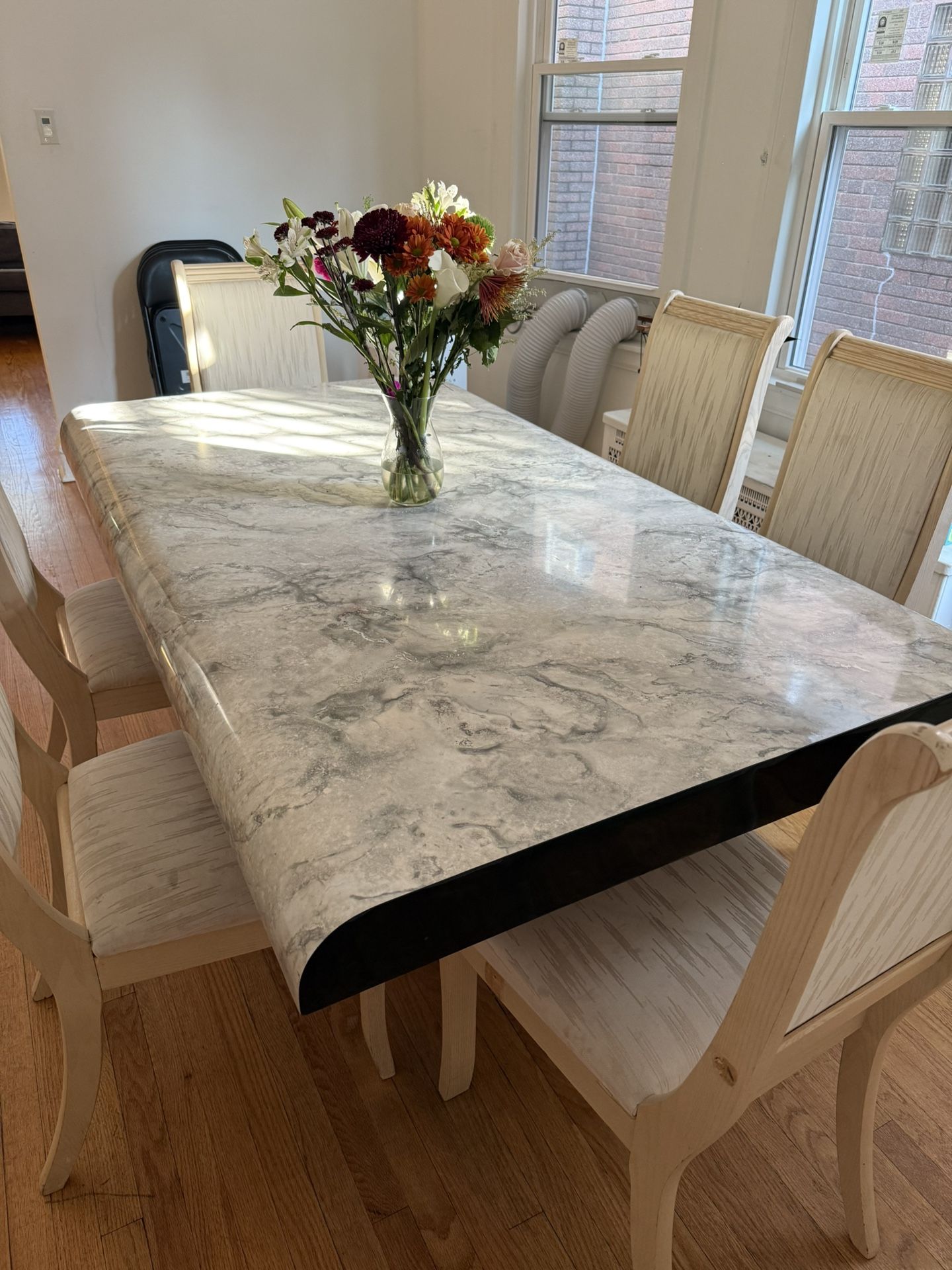  Dining Table + 6 Chairs