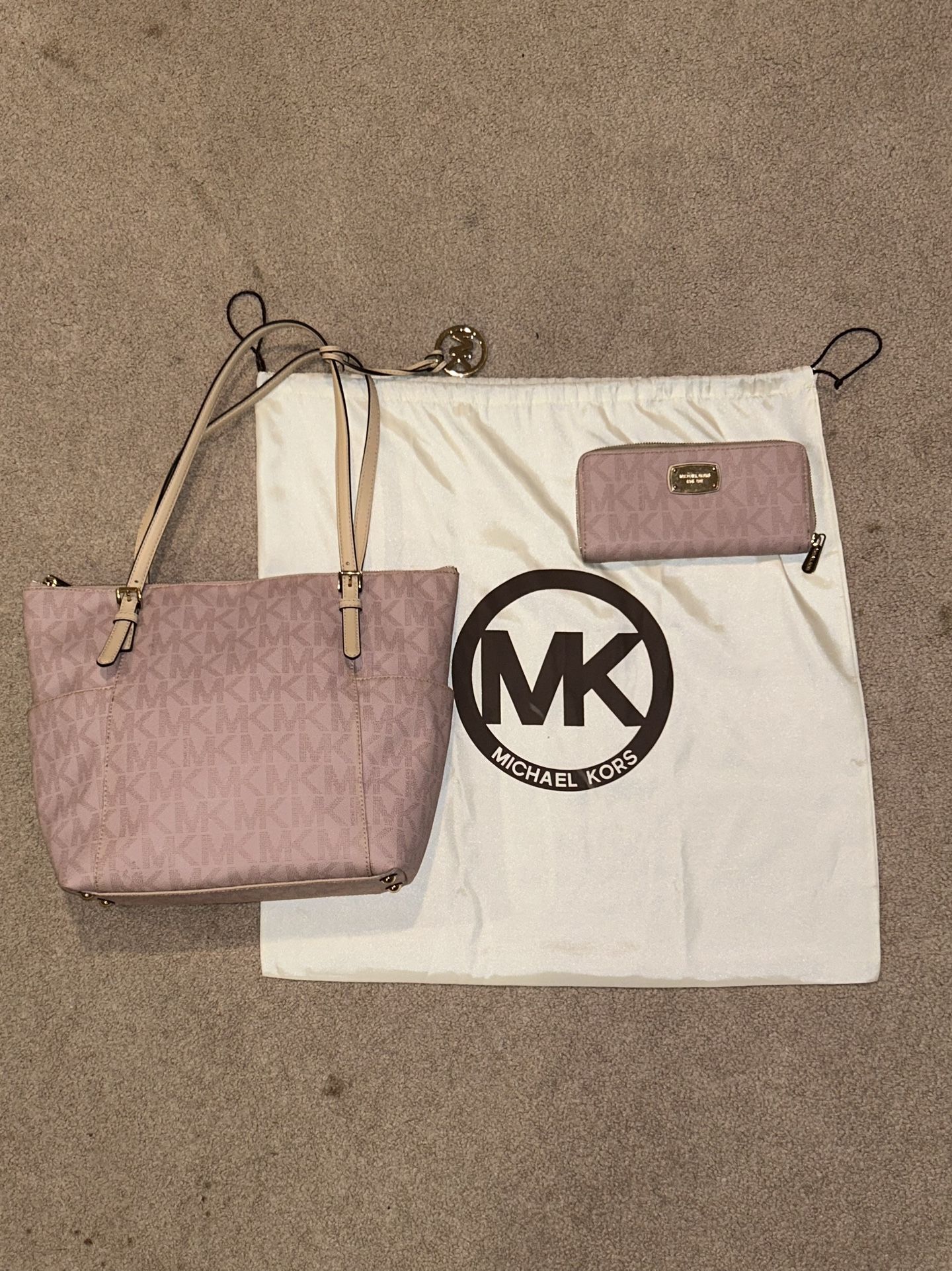 Authentic Michael Kors Bag And Matching Wallet