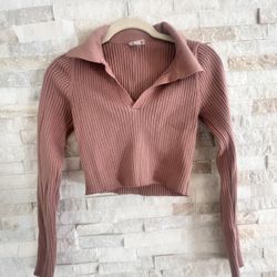 Mauve Crop Top
