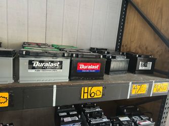 New and rebuilt and used car Batterys