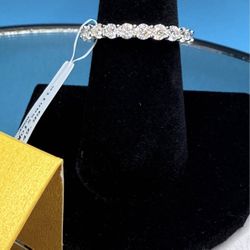 # 59- Elegant 2.2 Carat Moissanite Eternity Band Size 7