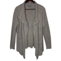 Barefoot Dreams Coastal Cardi Mushroom Brown Cardigan size Large