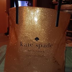 KATE SPADE GLITTER TOTE 