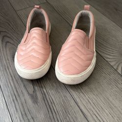 Size 1 Sneakers Pink Slip On Girls