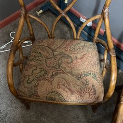 Two Matching Decorative Chairs With Cushion