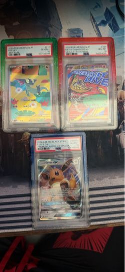 PSA 10 Pokemon stack