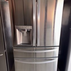 Kenmore Stainless Steel Refrigerator And Freezer