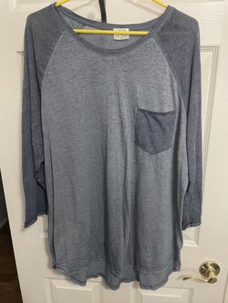 Blue T- Shirt *NEW* w/tags Plus Size 2X