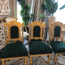 Very  Beautiful gorgeous dining antique chairs 🪑 4