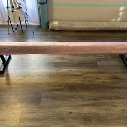 Kids Adjustable Height Balance Beam With Dust Cover