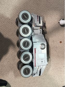 2008 Star Wars the clone wars turbo Tank Juggernaut INCOMPLETE (with barc speeder)
