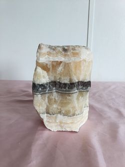 Phantom Zebra Calcite Crystal Gemstone Natural Polished Rock