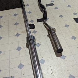 Olympic barbell curl bar