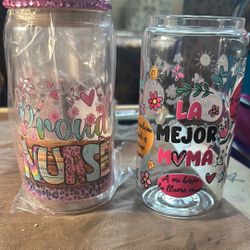 Decorate Glass Cups 