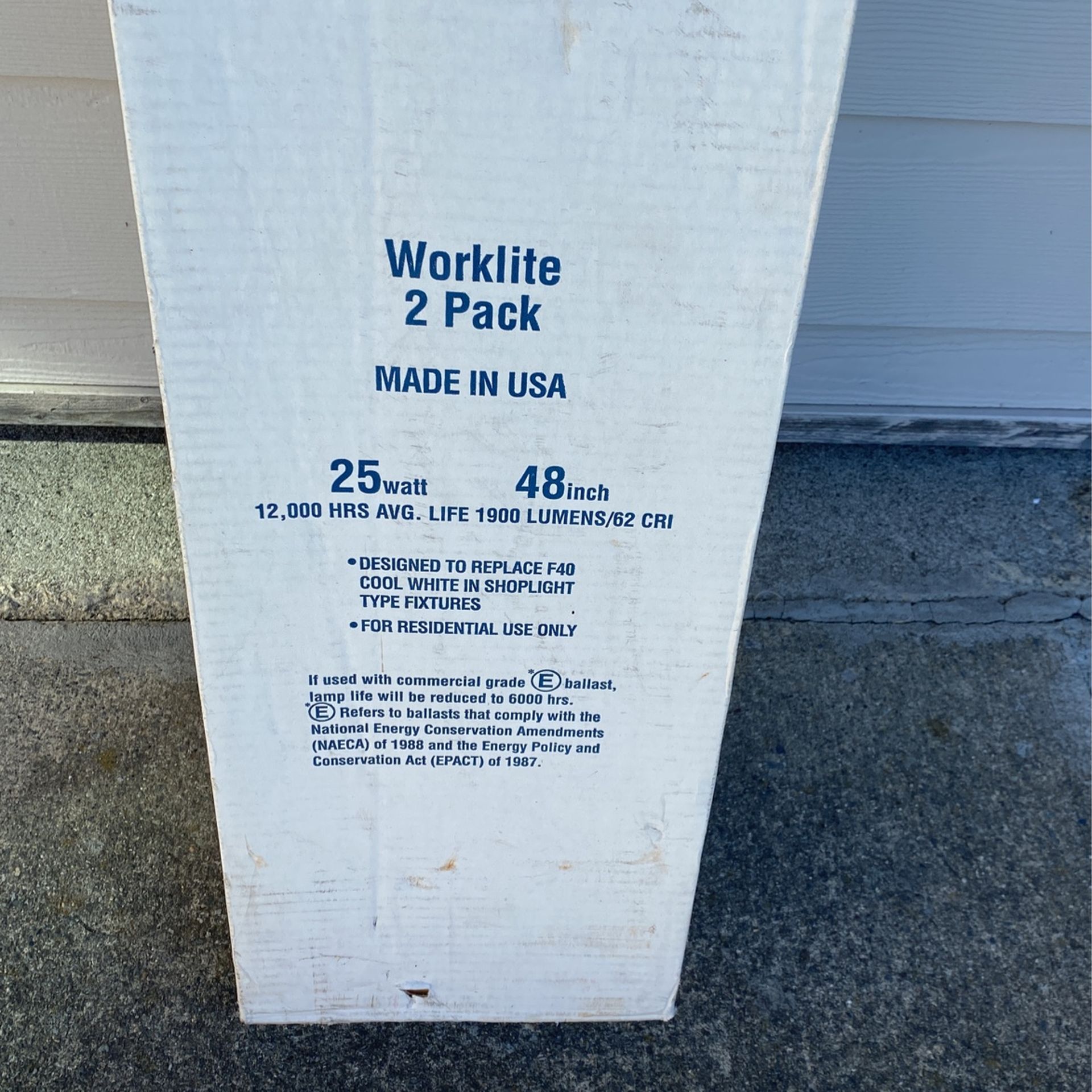 2 Pack Of Shop/Garage Lights