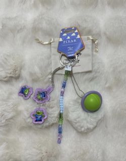 Disney Pixar Alien Word Project Key Chain/ Charm. Brand New With Tags