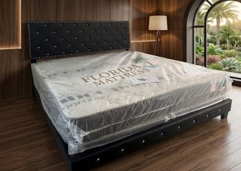 Brand new King Orthopedic Mattress + free box spring as a gift