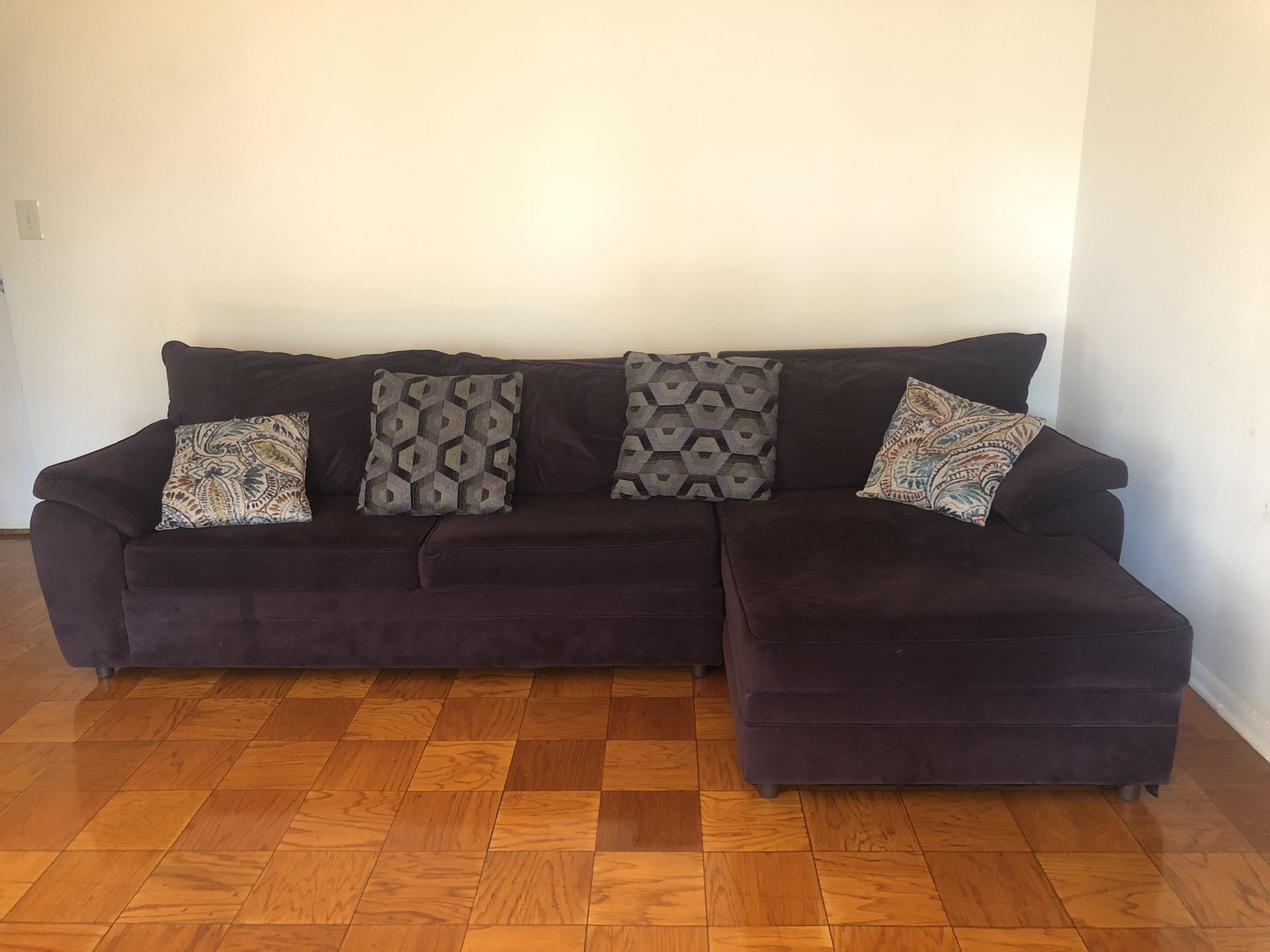 2 Set Couch for sale! L-Sectional, adjustable