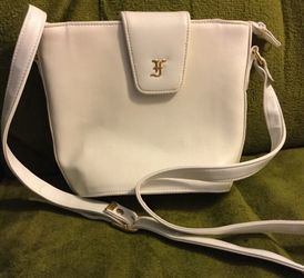 Winter white purse