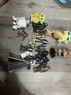 Lot of Star Wars toys