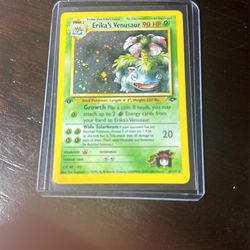 1st Edition Erika’s Venusaur 