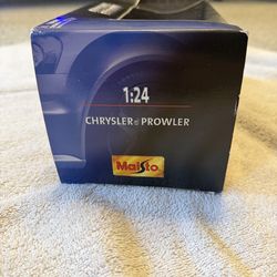 1:24 Scale Dark Blue Chrysler Prowler