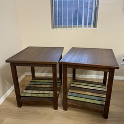 New Ashley Furniture Farmhouse Style End Tables