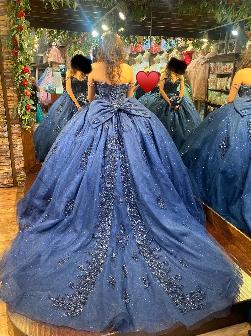 Quincenera Dress Navy Blue