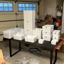IKEA KUGGIS storage bins