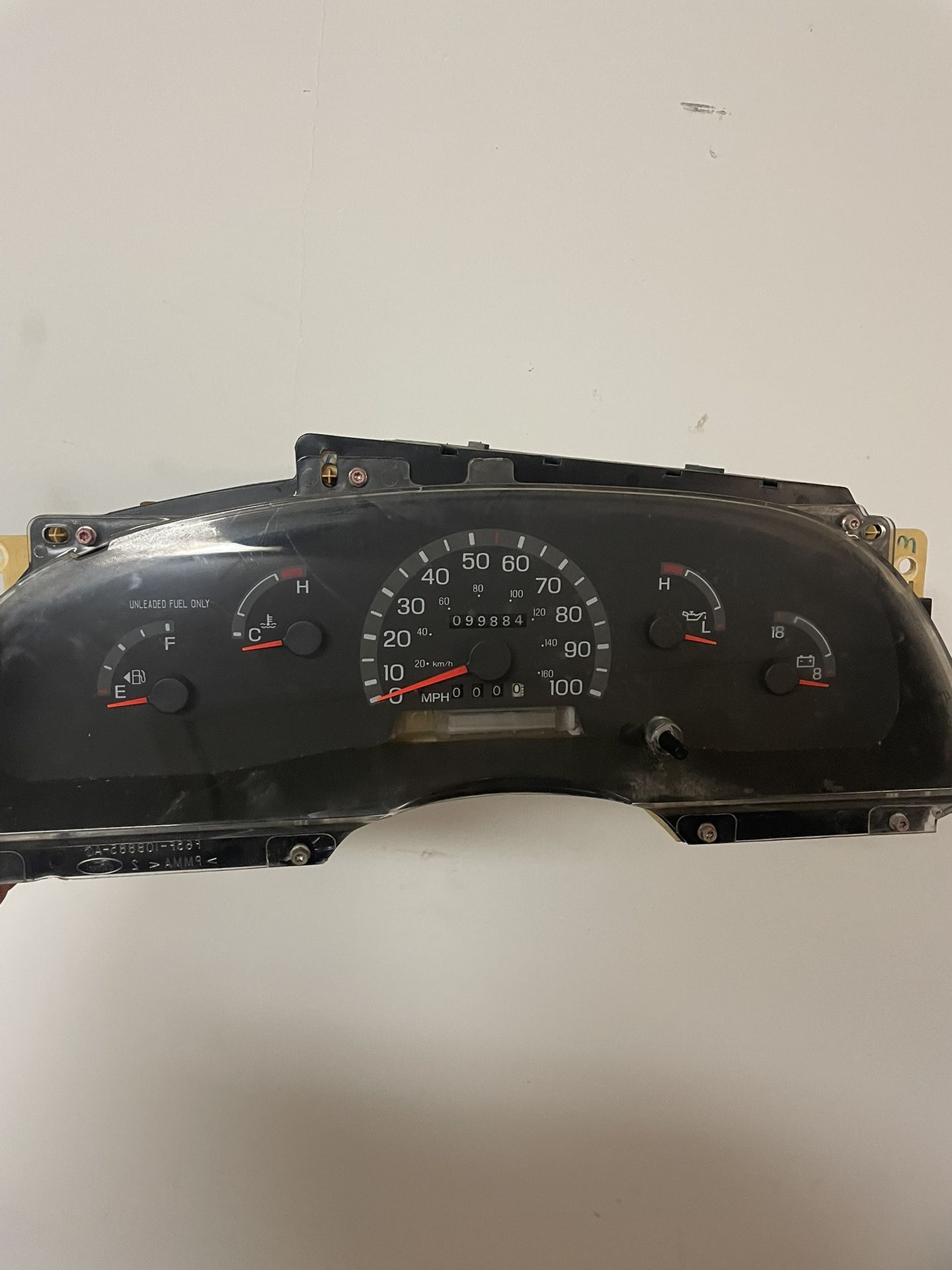 Ford Mileage Cluster