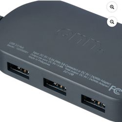 . AC Powered USB 3.0 Hub with 4 USB Ports