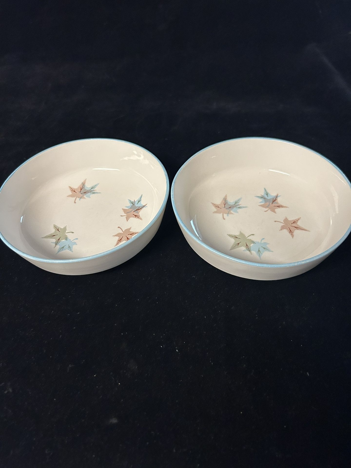 Franciscan “Sycamore Leaf” Mid Century Bowls (2)