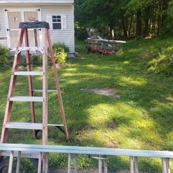 extension ladder 6' step ladder