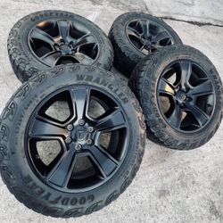 RAM 20” WHEELS & GOODYEAR LT 265/60/20 MUD TERRAIN TIRES $680 CASH TOTAL‼️ FREE INSTALLATION‼️