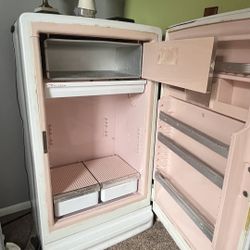 Vintage Working Refrigerator 